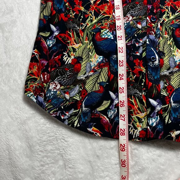 Paisley & Gray Floral/Birds Button Down Shirt Slim Fit M/16 NWOT - Picture 9 of 9